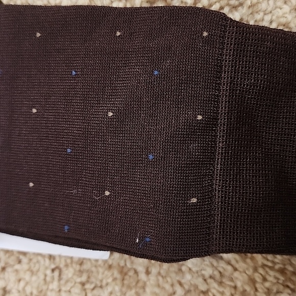 NWT! Zara size M Brown with small dots dress socks - Picture 5 of 6